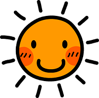 たいようのイラスト